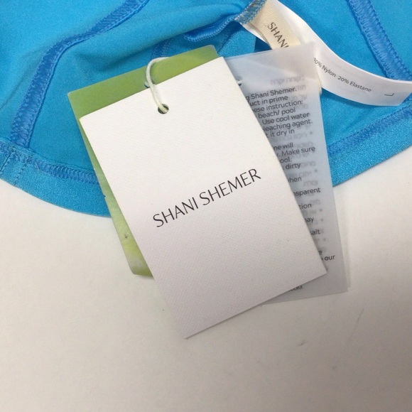 SHANI SHEMER Zoe Lycra Mini Dress Bodycon Turquoise - Picture 3 of 12